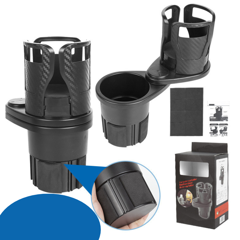 🛞 Porte Gobelet & Support Multifonction 2-en-1 pour Voiture