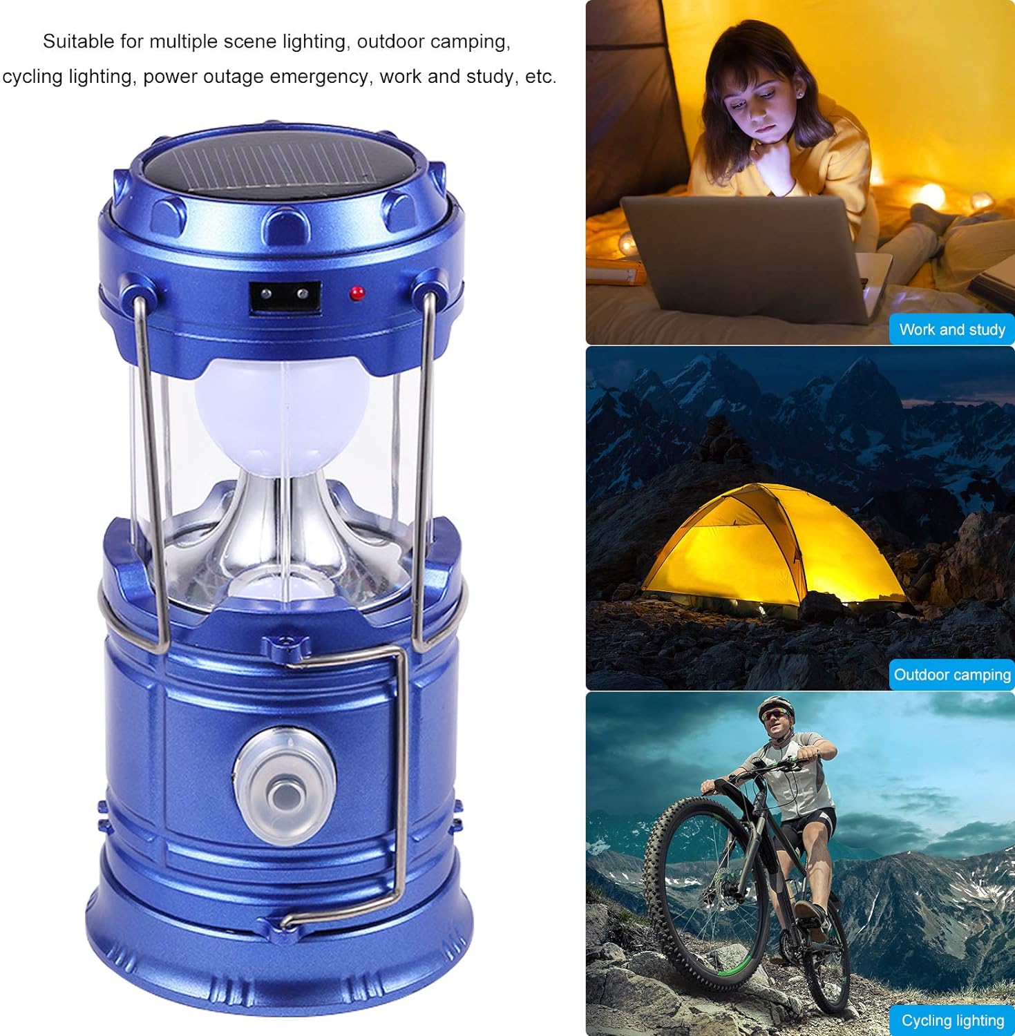 • كشاف الطاقة الشمسية المتطور 2 في 1