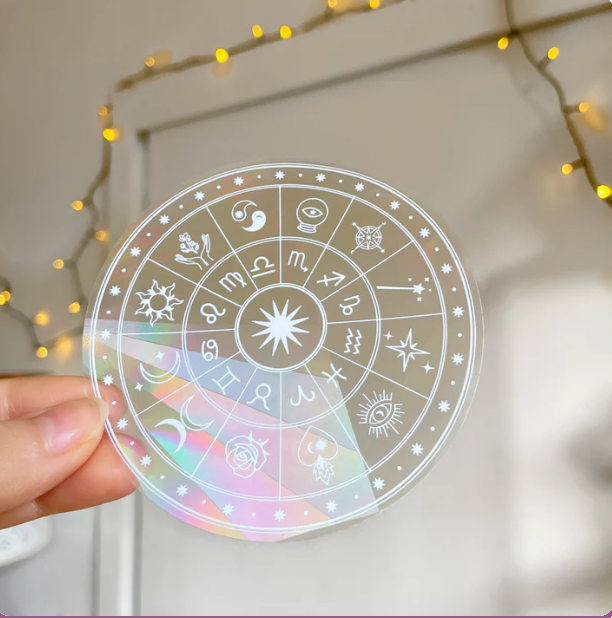 • عرض قطعتين استيكر اضاءات الشمس Sun Catcher