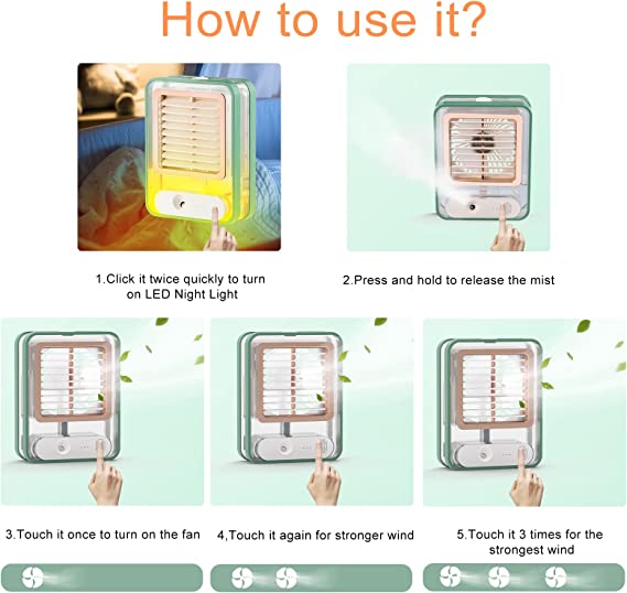 تكييف ومروحة بالمياة 3 في 1