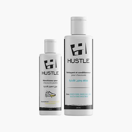 Pack Hustle  منظف الأحذية + مزيل اصفرار