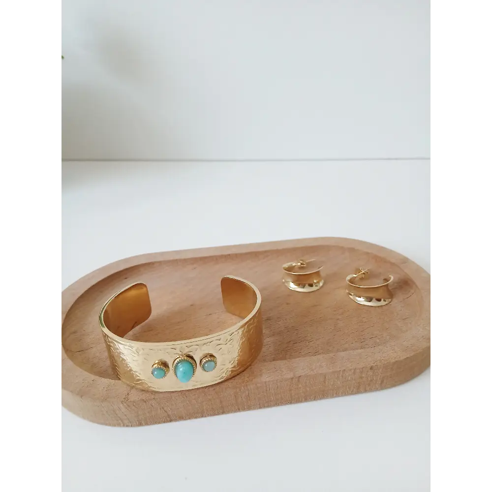 ✨ براسلي فاخر + حلقات هدية 🎁 لمسة أنوثة وأناقة كتكمّل طلتك