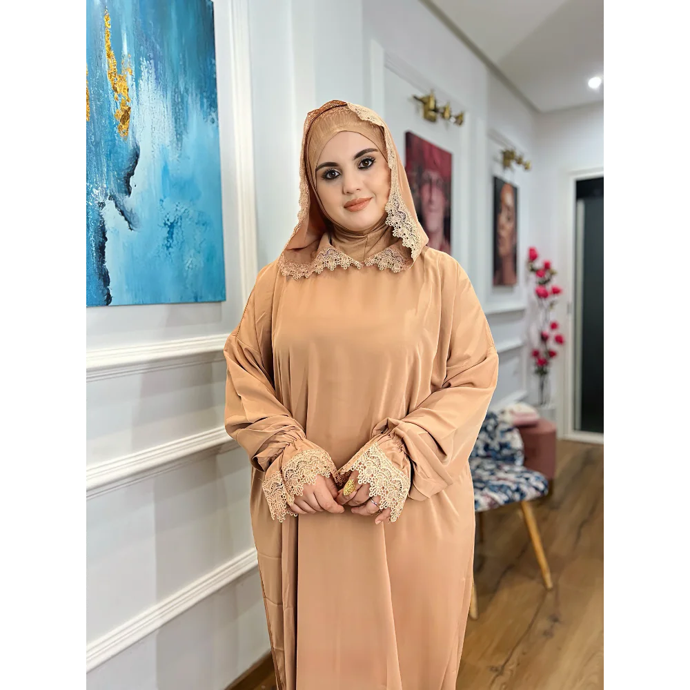 Abaya Dentelle de prière