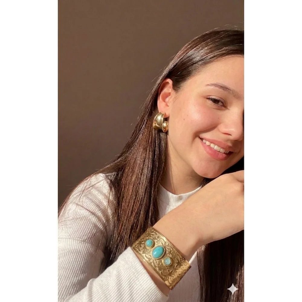 ✨ براسلي فاخر + حلقات هدية 🎁 لمسة أنوثة وأناقة كتكمّل طلتك