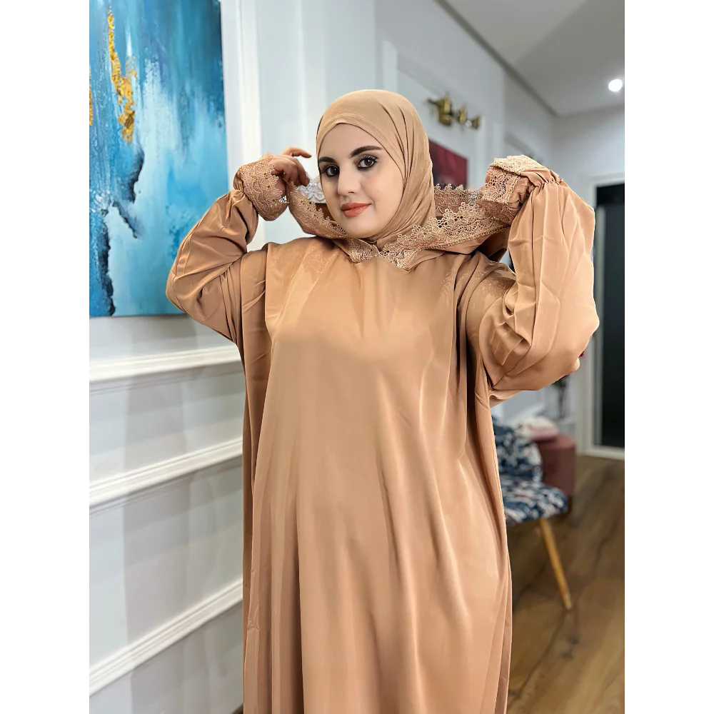 Abaya Dentelle de prière