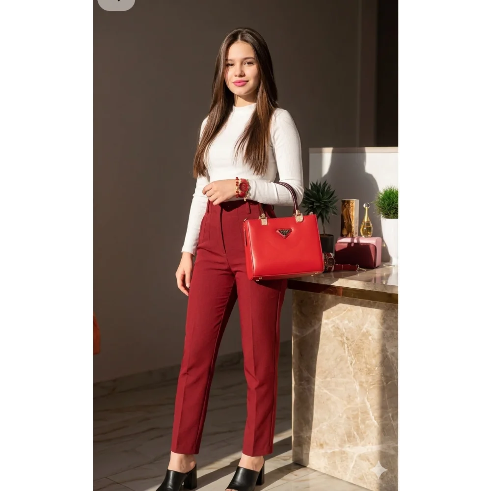 صاك PRADA الأكثر طلبا + باك هدايا فخم 🎁 ( عطر فاخر + ساعة أنيقة + محفظة نقود) بثمن مميز و عرض محدود