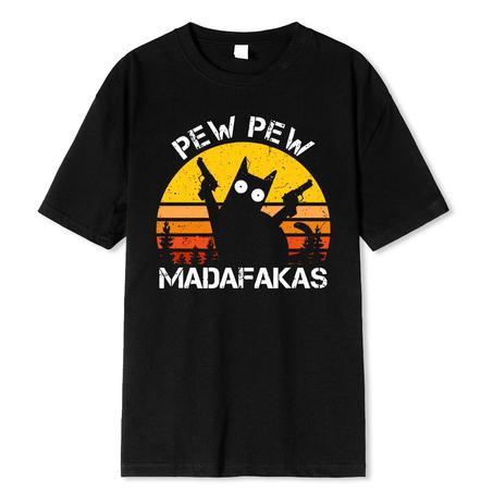 Pew Pew Madafakas Cat  Men T Shirts
