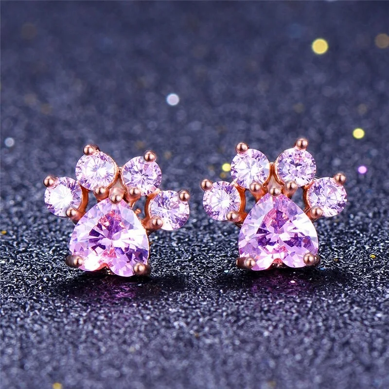 Cat Paw Earrings