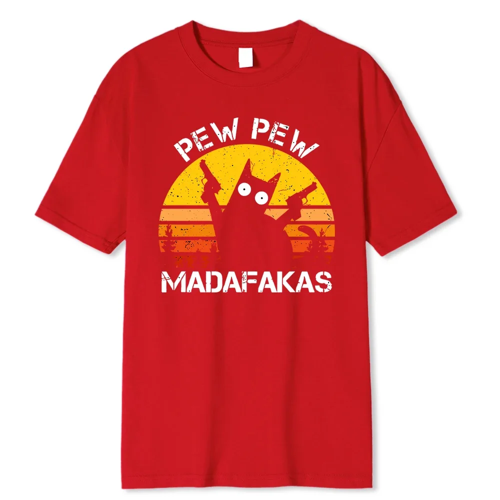 Pew Pew Madafakas Cat  Men T Shirts