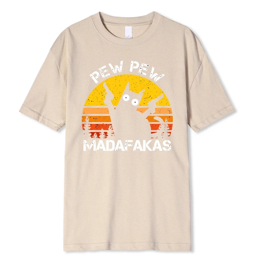 Pew Pew Madafakas Cat  Men T Shirts