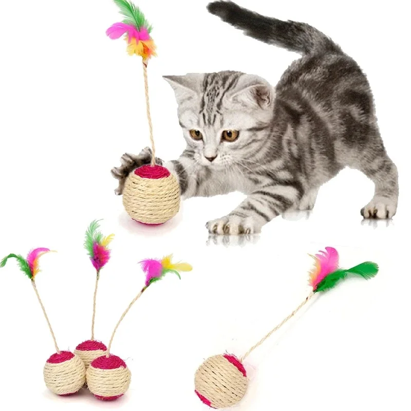 Cat Toy  Cat Sisal Scratching Ball