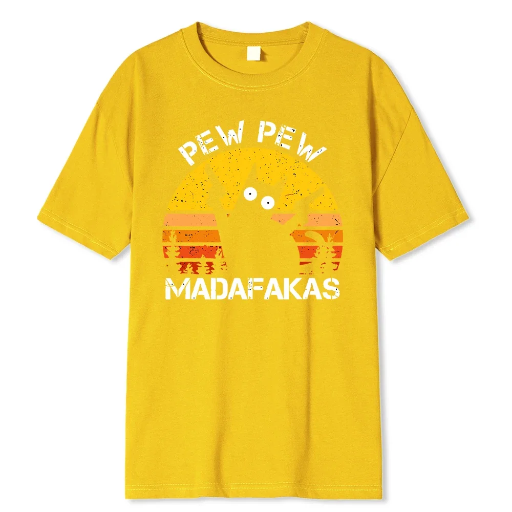 Pew Pew Madafakas Cat  Men T Shirts