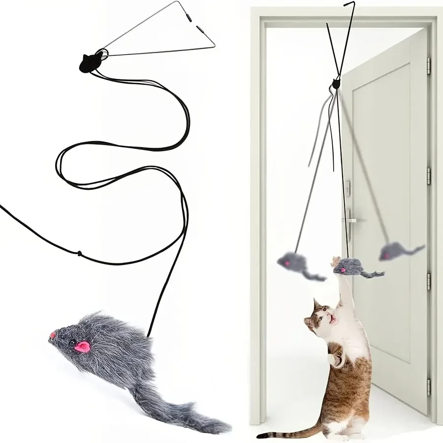 Cat Mouse Toy Hanging Door