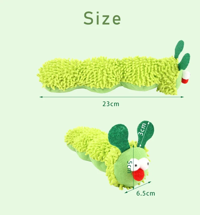 Cat  Toy Caterpillar Catnip