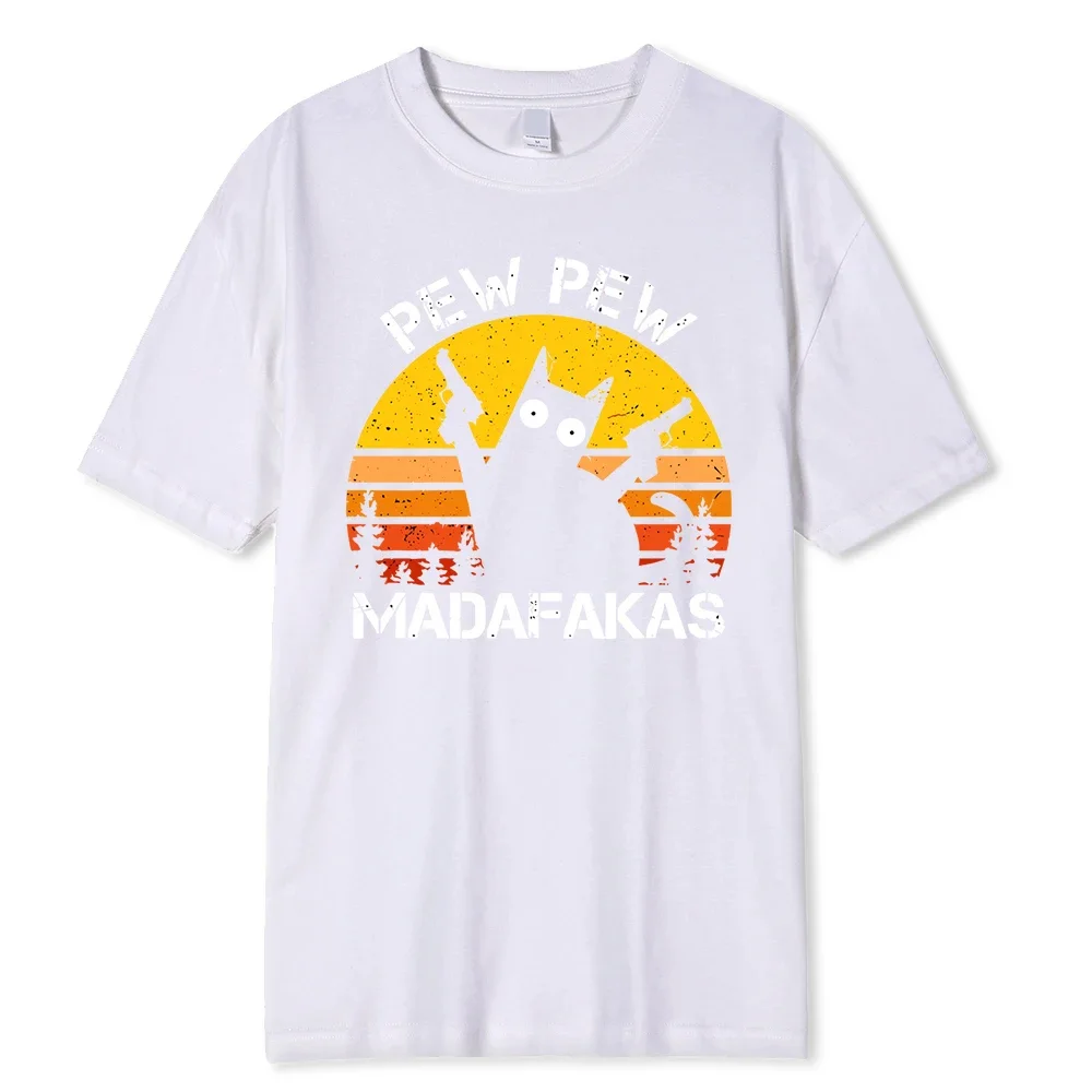 Pew Pew Madafakas Cat  Men T Shirts