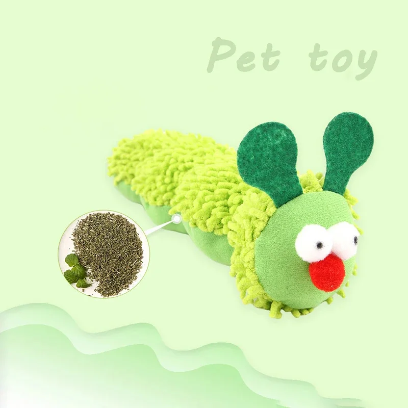 Cat  Toy Caterpillar Catnip
