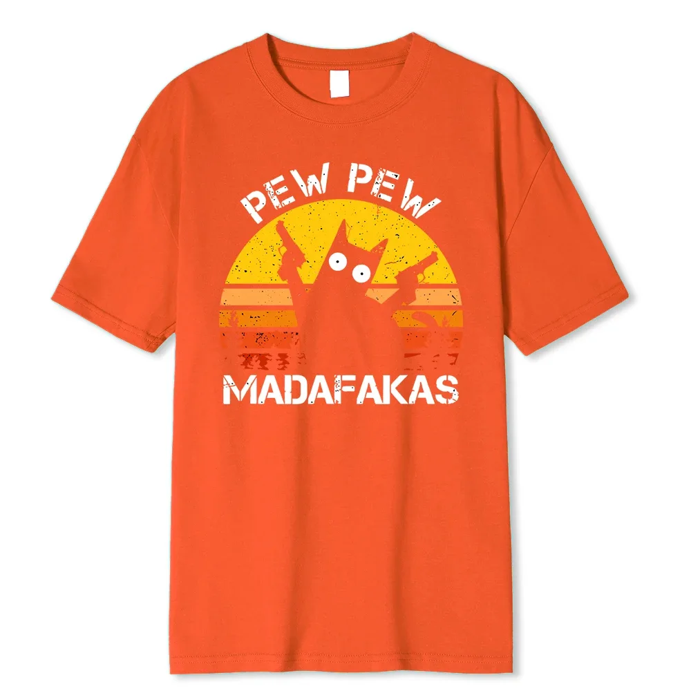 Pew Pew Madafakas Cat  Men T Shirts