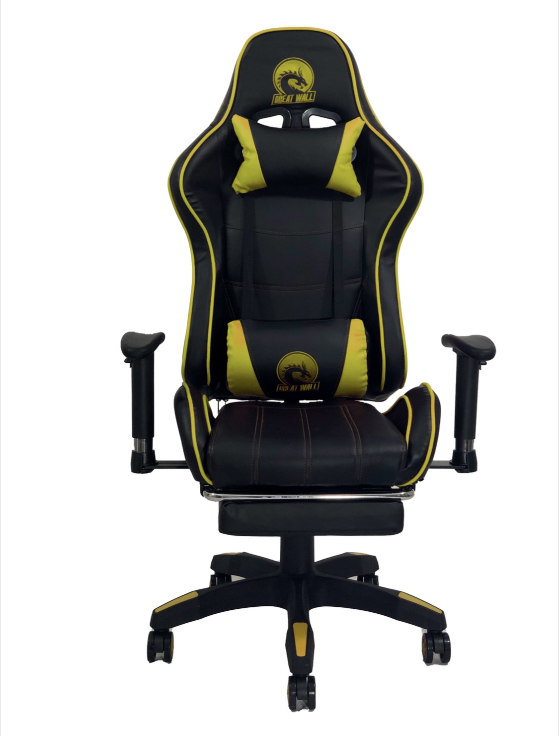 كرسي ألعاب الكمبيوتر، كرسي مريح للألعاب بظهر مرتفع ومسند ذراع قابل للرفع، كرسي كمبيوتر قابل للتعديل مع دعم للرقبة وأسفل الظهر للمكتب من كّريت وال