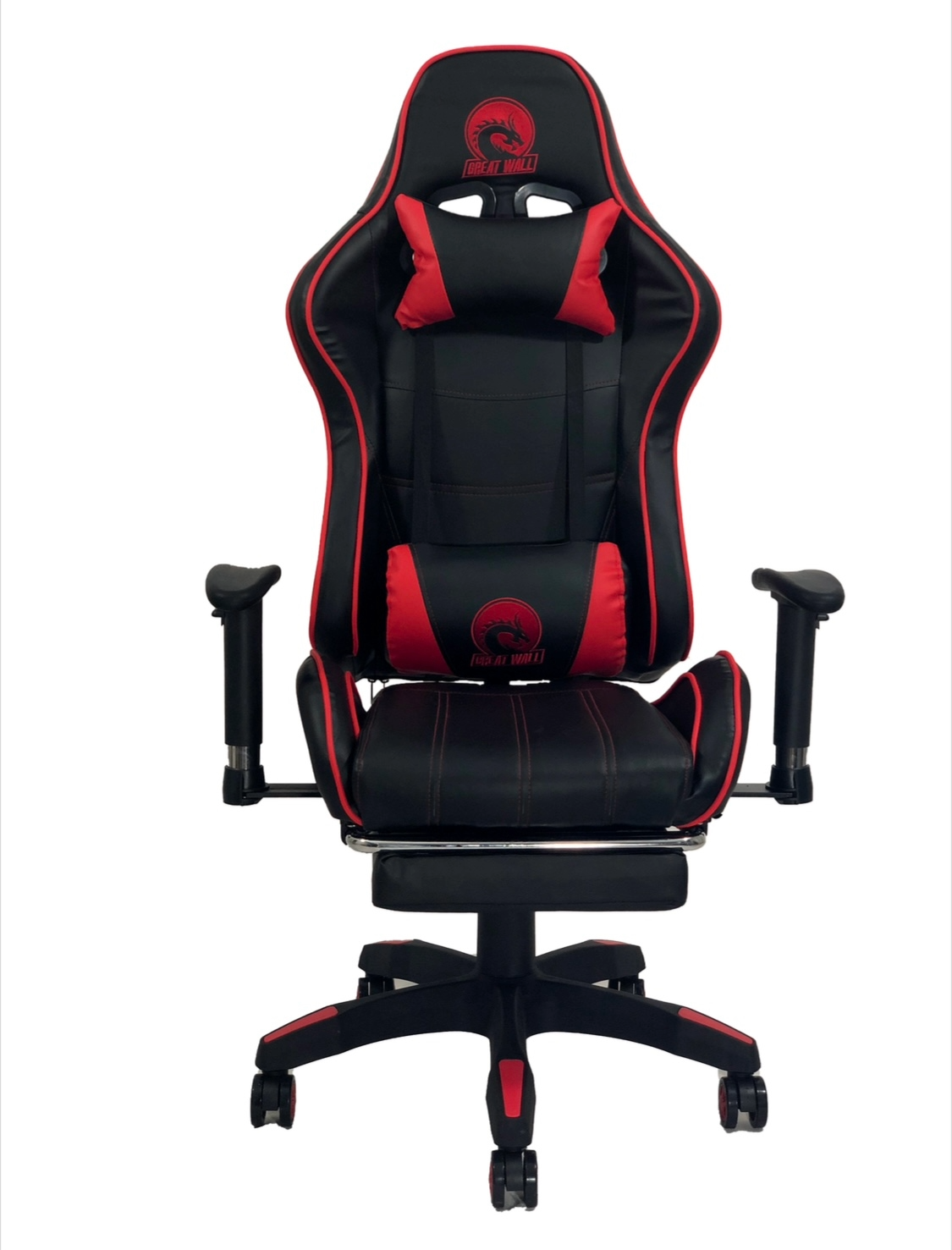 كرسي ألعاب الكمبيوتر، كرسي مريح للألعاب بظهر مرتفع ومسند ذراع قابل للرفع، كرسي كمبيوتر قابل للتعديل مع دعم للرقبة وأسفل الظهر للمكتب من كّريت وال