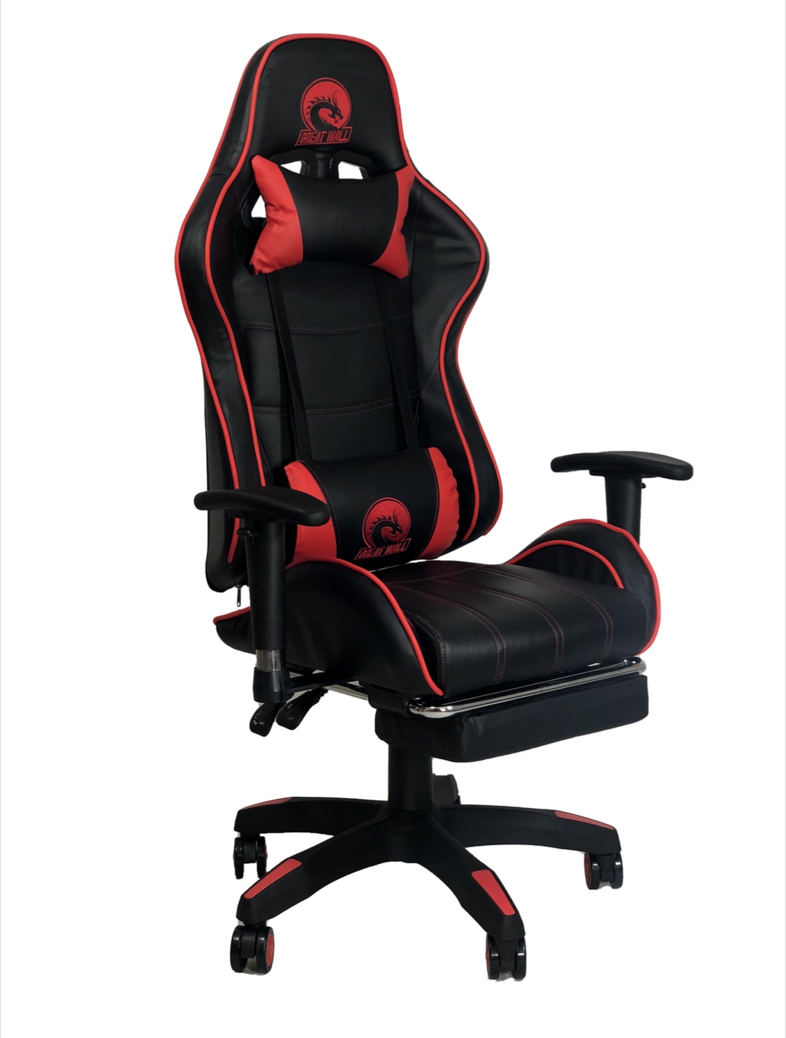 كرسي ألعاب الكمبيوتر، كرسي مريح للألعاب بظهر مرتفع ومسند ذراع قابل للرفع، كرسي كمبيوتر قابل للتعديل مع دعم للرقبة وأسفل الظهر للمكتب من كّريت وال