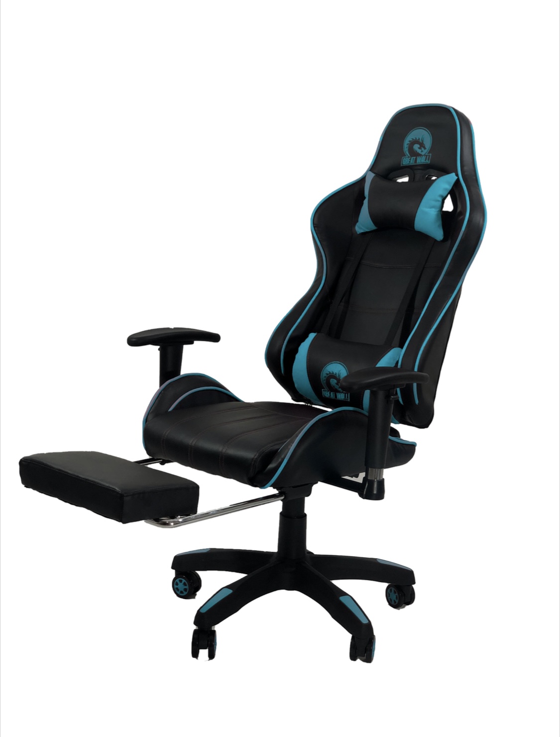 كرسي ألعاب الكمبيوتر، كرسي مريح للألعاب بظهر مرتفع ومسند ذراع قابل للرفع، كرسي كمبيوتر قابل للتعديل مع دعم للرقبة وأسفل الظهر للمكتب من كّريت وال