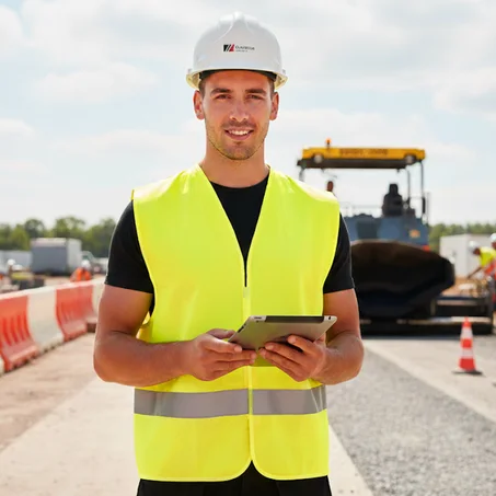 GILET CHANTIER JAUNE