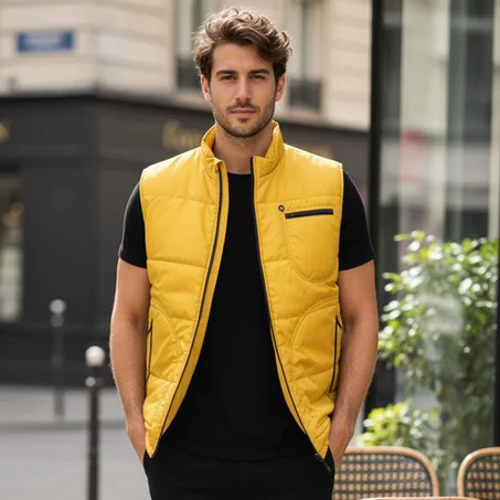 GILET DOUDOUNE JAUNE