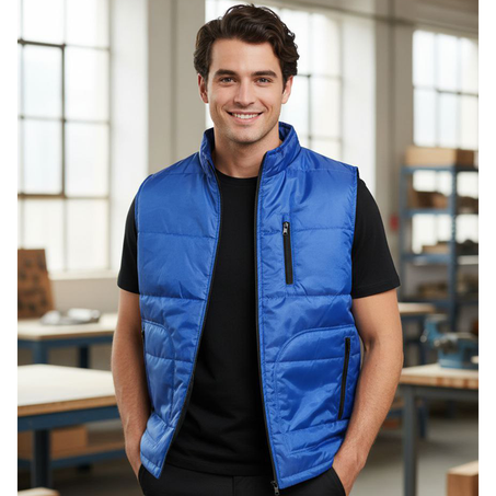 GILET DOUDOUNE BLEU ROI