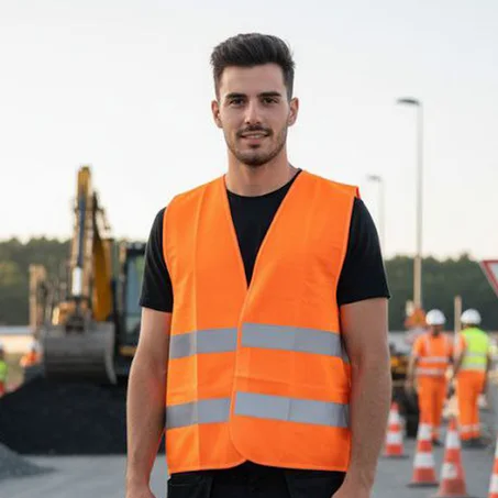 GILET CHANTIER ORANGE