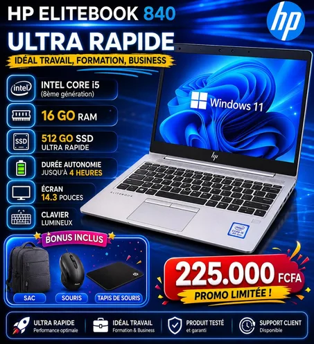 𝗛𝗣 𝗘𝗟𝗜𝗧𝗘𝗕𝗢𝗢𝗞 𝟴𝟰𝟬 G5 𝗖𝗢𝗥𝗘 𝗶5 𝗣𝗥𝗢