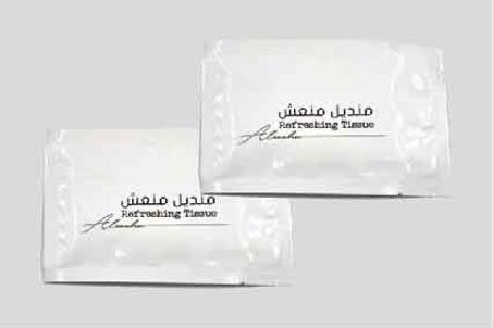 مجموعة (1000) مناديل مغلفة معطرة