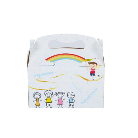 مجموعة (500) علبة وجبات اطفال فارغة حقيبة كرتونية