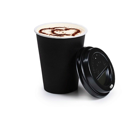 مجموعة (110) كوب ورق اسود - 9 انز