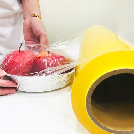 رول بلاستيك شفاف للاطعمة جامبو 6 كيلو