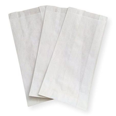 مجموعة (400) كيس ورق ابيض للمخبوزات والاطعمه