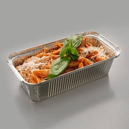 مجموعة (300) عبوات المنيوم مع غطاء للبروستد والدجاج