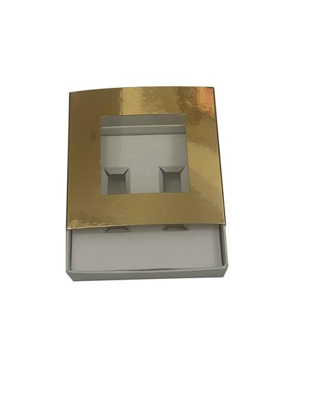 مجموعة (20) كرتون ذهبي فارغ لعدد 2 زجاج دهن العود ربع تولة