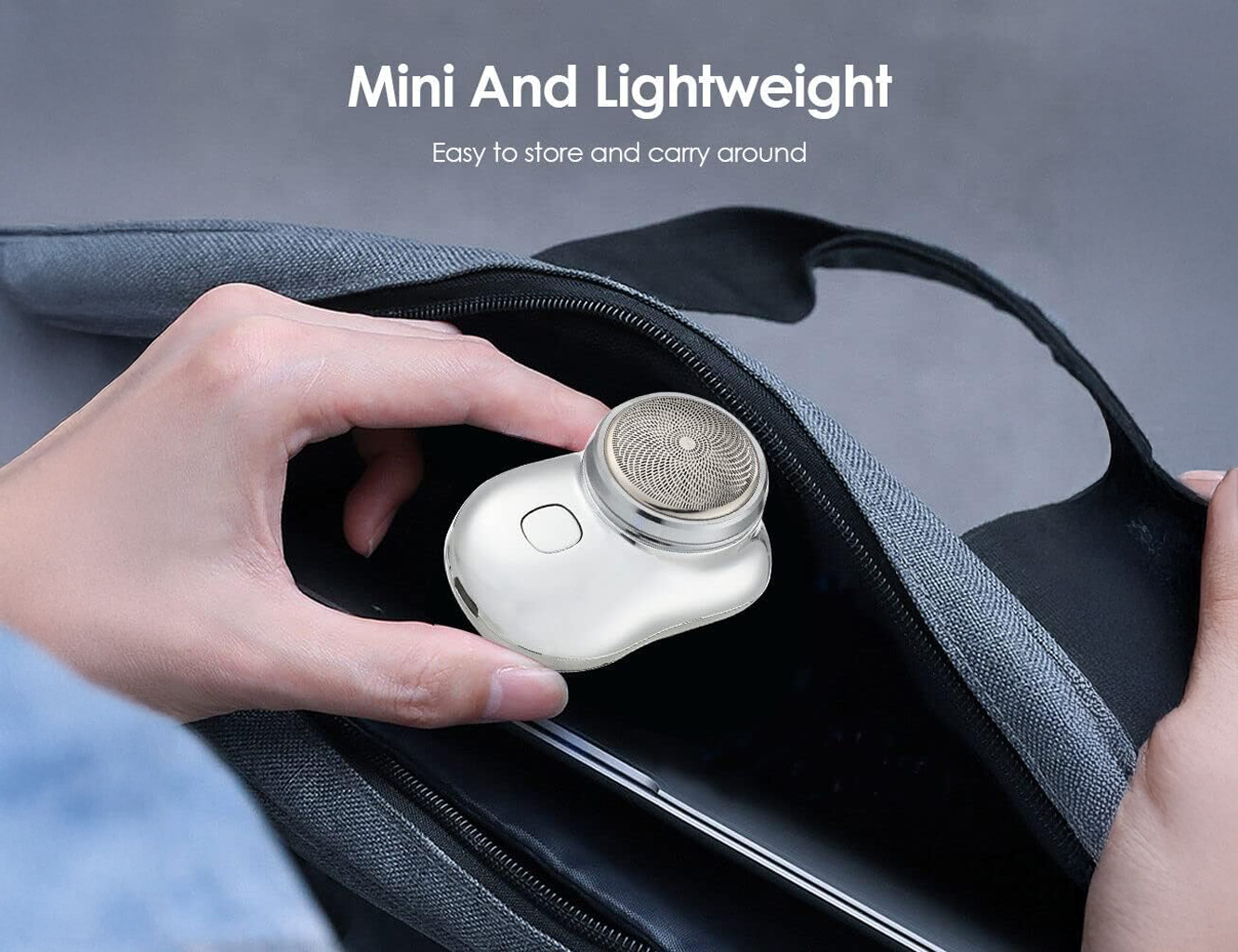 Mini Rasoir Électrique Portable pour Hommes – Rasage Net, Partout & à Tout Moment