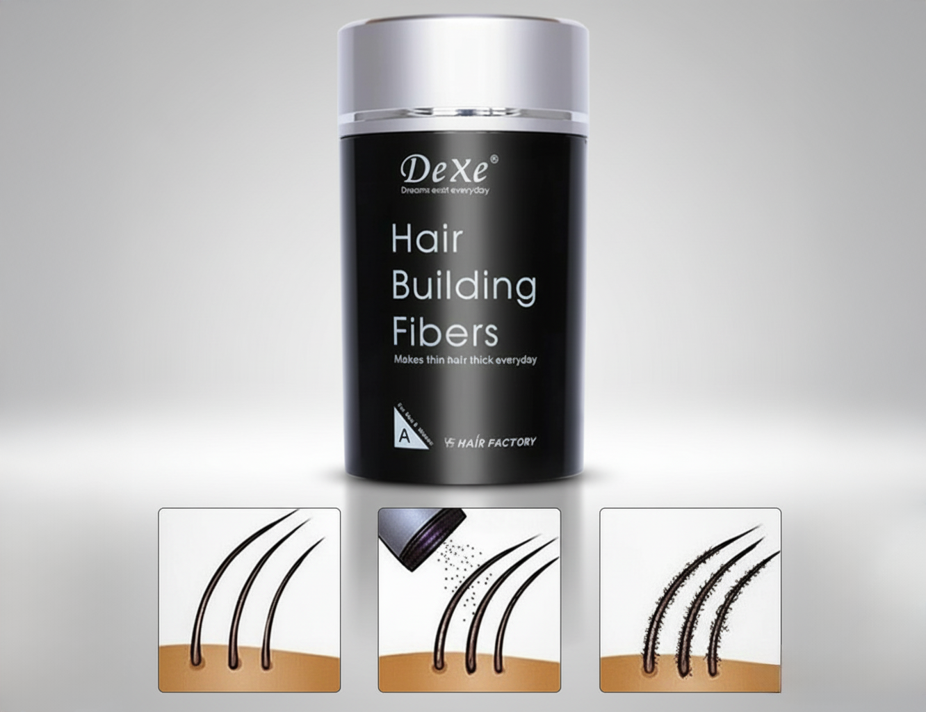 Fibres de Renforcement Capillaire – Solution Instantanée contre la Calvitie