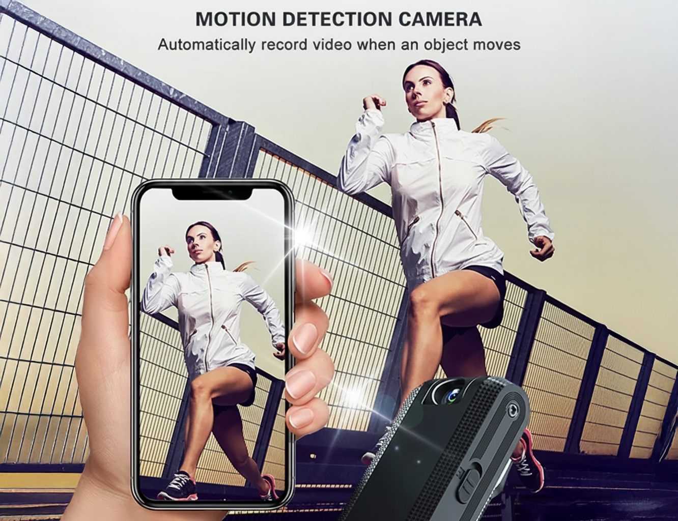 Mini Caméra Portable Full HD 1080P – Discrète & Puissante