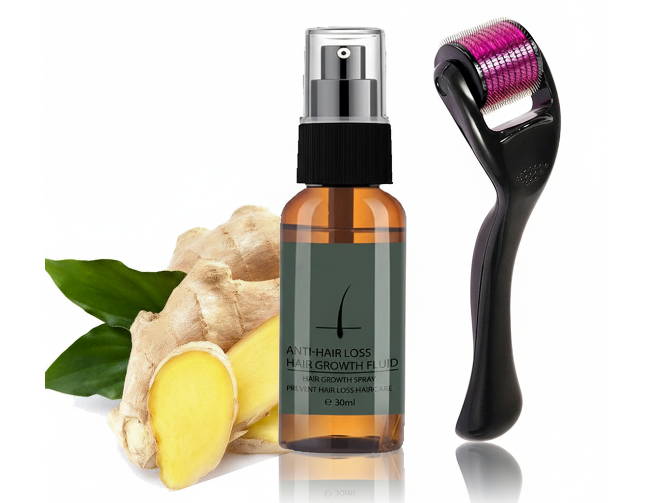 Ensemble Hairmax – Huile & Rouleau de Repousse Barbe & Cheveux