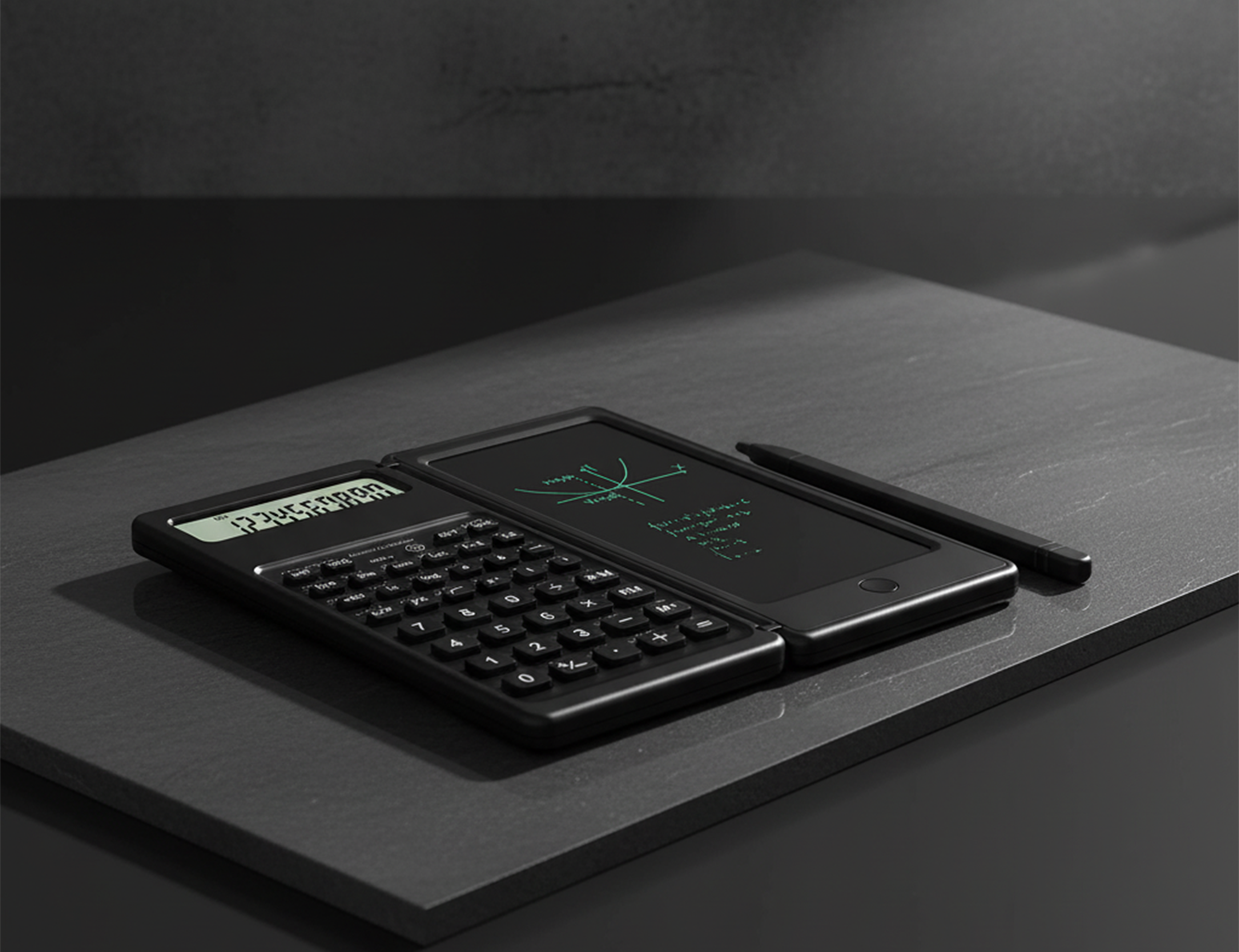 Calculatrice Scientifique 2-en-1 avec Tablette d’Écriture LCD