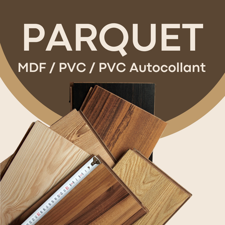 PARQUET MDF / PVC / PVC Autocollant