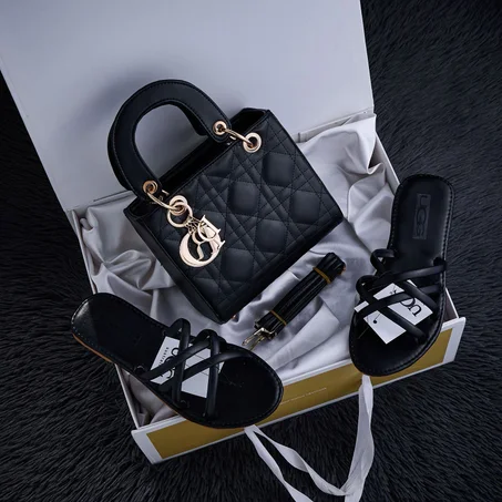 Sacs à main avec Pantoufles