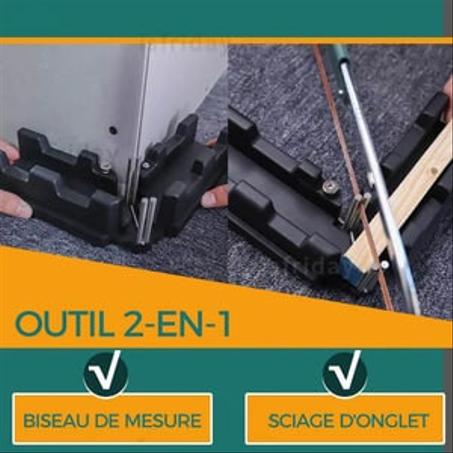 💥Outil de coupe de mesure d'onglet deux en un