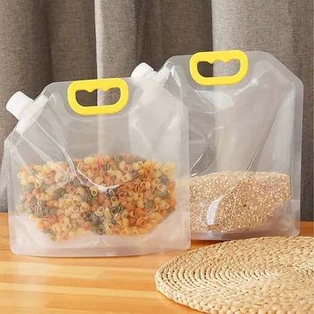 Sacs de rangement multi-grains avec bec verseur Pack de 5 pièces