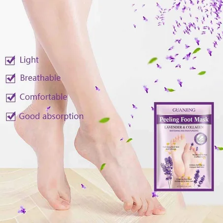 قناع ترطيب الجلد وإزالة الجلد الميت للعناية بالقدم للأقدام المتشققة