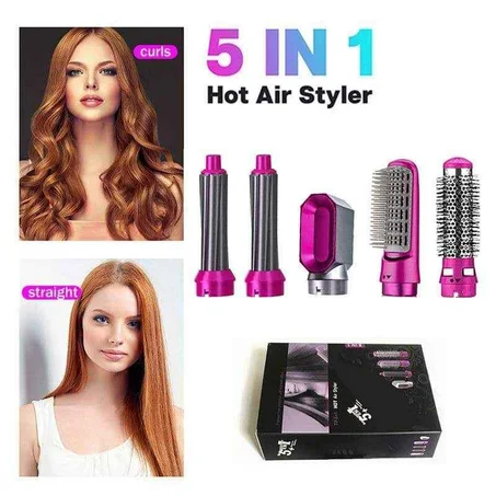 أداة تصفيف وتجفيف الشعر 5 في 1  Hair Dryer Airwrap