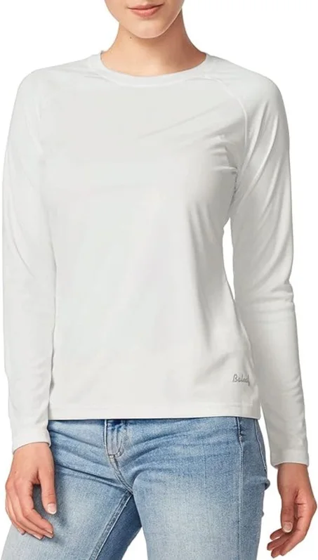 باليف قمصان واقية من الشمس بعامل حماية من الاشعة فوق البنفسجية 50+ للنساء باكمام طويلة للحماية من الطفح الجلدي خفيفة الوزن وسريعة الجفاف بعامل حماية من اشعة الشمس والمشي لمسافات طويلة