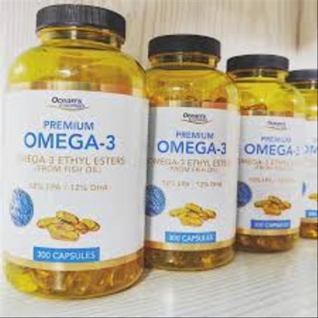Omega 3  300 capsules faciles à avaler.